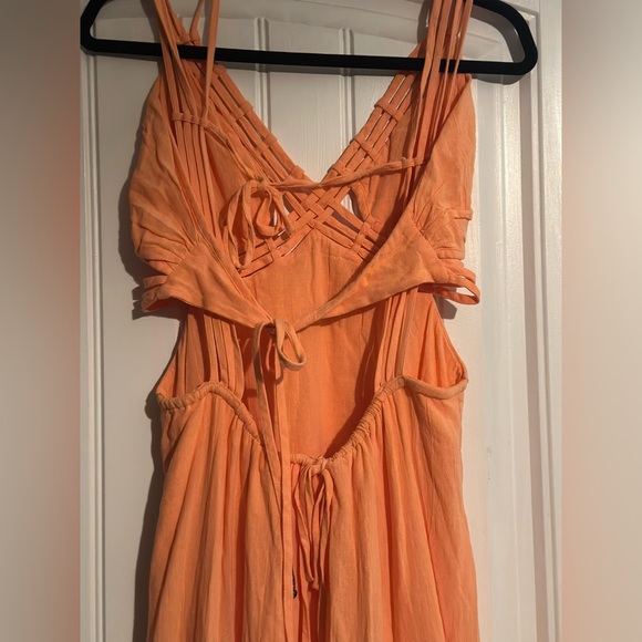 Urban outfitters orange maxi dress boho - Picture 3 of 6